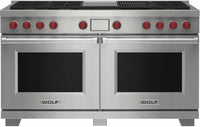 Wolf Range Cooker Dual Fuel Lpg ICBDF60650CG-S-P-LP - Stainless Steel