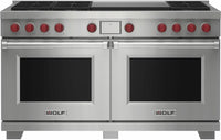 Wolf Range Cooker Dual Fuel Lpg ICBDF60650DG-S-P-LP - Stainless Steel