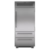 Sub-Zero Built In Fridge Freezer ICBPRO3650-RH - Stainless Steel