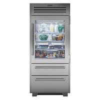 Sub-Zero Built In Fridge Freezer ICBPRO3650G-RH - Stainless Steel