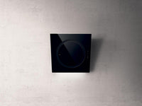 Elica Angled Hood IO-AIR-BLK - Black Glass