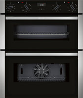 NEFF Double B/U Oven Electric J1ACE2HN0B - Stainless Steel / Black