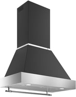 Bertazzoni Chimney Hood KC36HERTNE-K90HERTX - Black