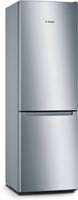 Bosch Freestanding Fridge Freezer Frost Free KGN33NLEBG - Stainless Steel Look