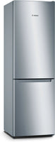 Bosch Freestanding Fridge Freezer Frost Free KGN33NLEBG - Stainless Steel Look