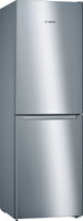 Bosch Freestanding Fridge Freezer Frost Free KGN34NLEAG - Stainless Steel Look