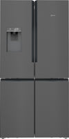 NEFF Freestanding American Style Refrigeration KM3963XE0 - Black Steel