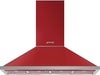 Smeg Chimney Hood KPF12RD - Red