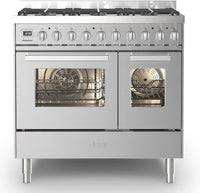 Ilve Range Cooker Dual Fuel LD096WSCM3-SS - Stainless Steel