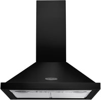 Rangemaster Chimney Hood LEIHDC60BC - Black / Chrome