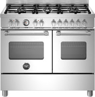 Bertazzoni Range Cooker Dual Fuel MAS106L2EXC - Stainless Steel