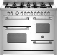 Bertazzoni Range Cooker Dual Fuel MAS116L3EXC - Stainless Steel
