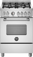 Bertazzoni Slot In Cooker Dual Fuel MAS64L1EXC - Stainless Steel