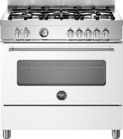 Bertazzoni Range Cooker Dual Fuel MAS95C1EBIC - Matt White