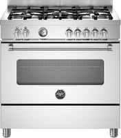 Bertazzoni Range Cooker Dual Fuel MAS95C1EXC - Stainless Steel