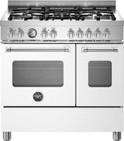 Bertazzoni Range Cooker Dual Fuel MAS95C2EBIC - Matt White