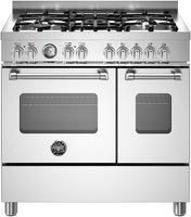 Bertazzoni Range Cooker Dual Fuel MAS95C2EXC - Stainless Steel
