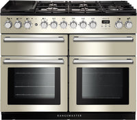 Rangemaster Range Cooker Dual Fuel NEXSE110DFFIV-C - Ivory / Chrome