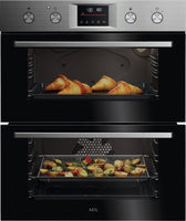 AEG Double B/U Oven Electric OU5CU40M - Stainless Steel