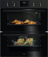 AEG Double B/U Oven Electric OU5NU20B - Black