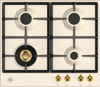 Bertazzoni Gas Hob P604LHERAG - Ivory / Gold