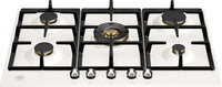 Bertazzoni Gas Hob P755CHERAX - Ivory / Chrome
