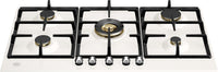 Bertazzoni Gas Hob P905CHERAX - Ivory / Chrome
