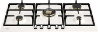 Bertazzoni Gas Hob P905CHERAX - Ivory / Chrome