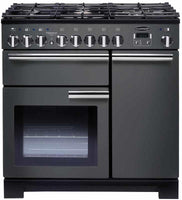 Rangemaster Range Cooker Dual Fuel PDL90DFFSL-C - Slate