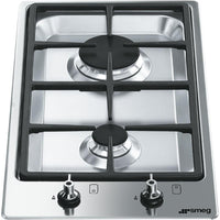 Smeg Gas Domino PGF32G - Stainless Steel