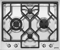 Smeg Gas Hob PGF64-4 - Stainless Steel