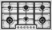 Smeg Gas Hob PGF962 - Stainless Steel