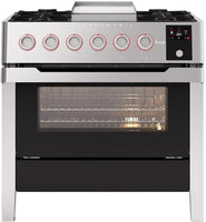 Ilve Range Cooker Dual Fuel PM09FDS3-SS - Stainless Steel
