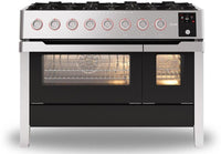 Ilve Range Cooker Dual Fuel PM128DS3-SS - Stainless Steel