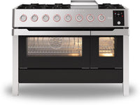 Ilve Range Cooker Dual Fuel PM12FDS3-SS - Stainless Steel