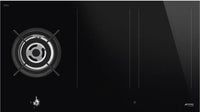 Smeg Dual Fuel Hob PM3953D - Black