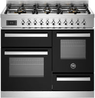 Bertazzoni Range Cooker Dual Fuel PRO106L3ENET2 - Black