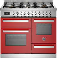 Bertazzoni Range Cooker Dual Fuel PRO106L3EROT2 - Red