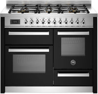 Bertazzoni Range Cooker Dual Fuel PRO116L3ENET2 - Black
