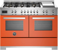 Bertazzoni Range Cooker Dual Fuel PRO126G2EART2 - Orange