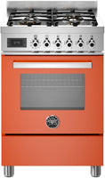 Bertazzoni Slot In Cooker Dual Fuel PRO64L1EART2 - Orange