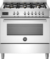 Bertazzoni Range Cooker Dual Fuel PRO96L1EXT - Stainless Steel