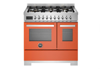 Bertazzoni Range Cooker Dual Fuel PRO96L2EART2 - Orange
