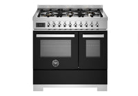 Bertazzoni Range Cooker Dual Fuel PRO96L2ENET2 - Black