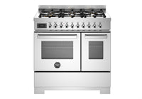 Bertazzoni Range Cooker Dual Fuel PRO96L2EXT2 - Stainless Steel
