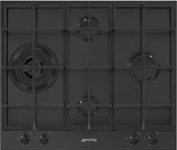 Smeg Gas Hob PX364LMB - Matte Black