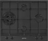 Smeg Gas Hob PX364LMB - Matte Black