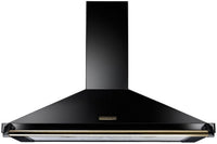 Rangemaster Chimney Hood RCLAHDC90BL-B - Black / Antique Brass