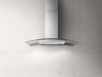 Elica Chimney Hood REEF-A-90 - Stainless Steel / Glass