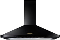 Rangemaster Chimney Hood RHDC110BL-B - Black / Antique Brass